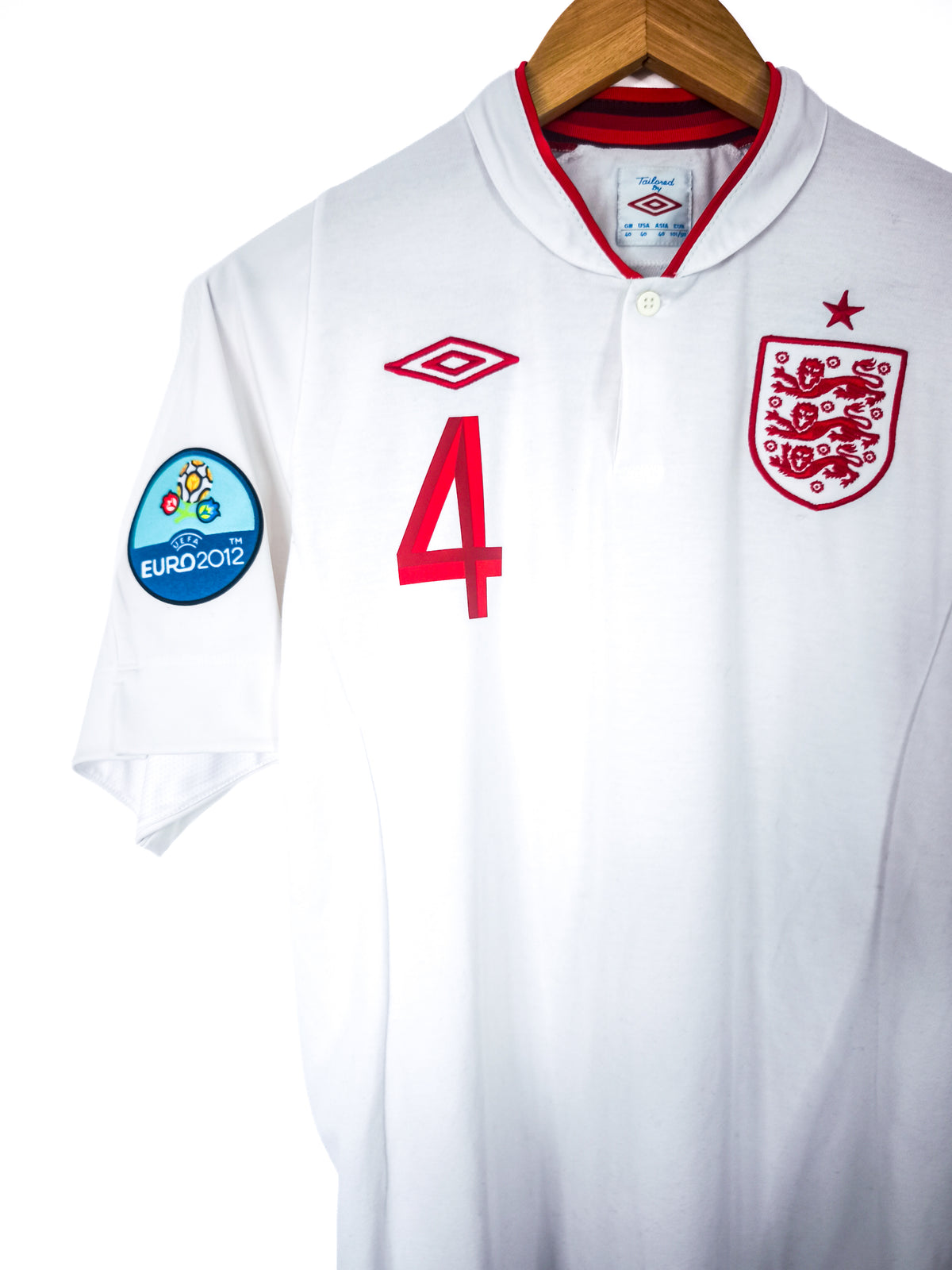 Camisola Oficial Inglaterra 2012 | Gerrard #4