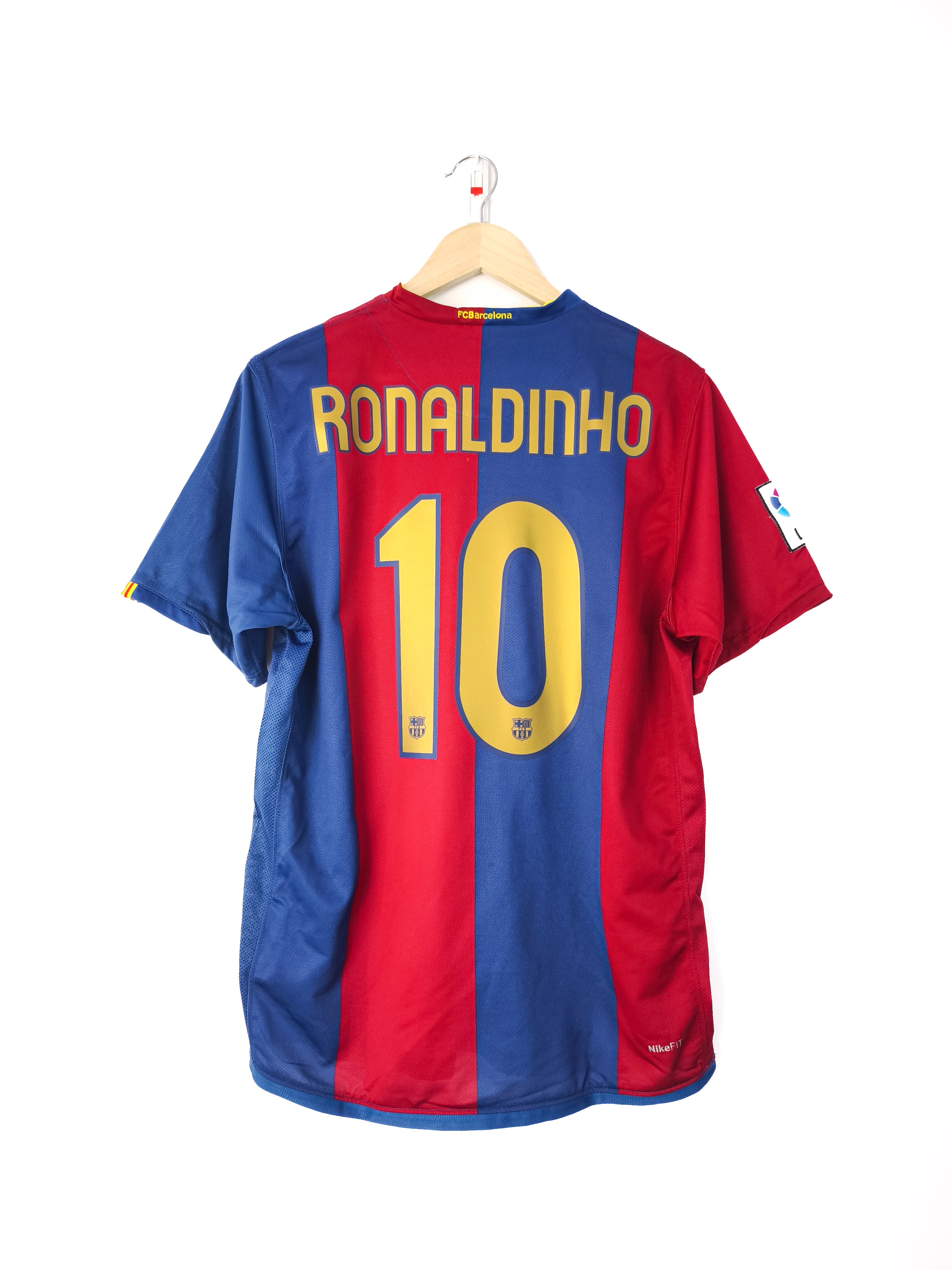 Camisola Oficial FC Barcelona 2006/08 | Ronaldinho #10