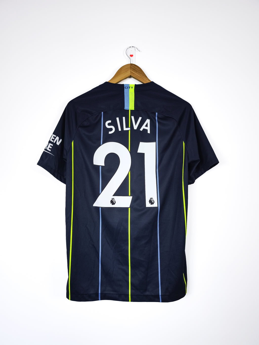 Camisola Oficial Manchester City 2018/19 | Silva #21