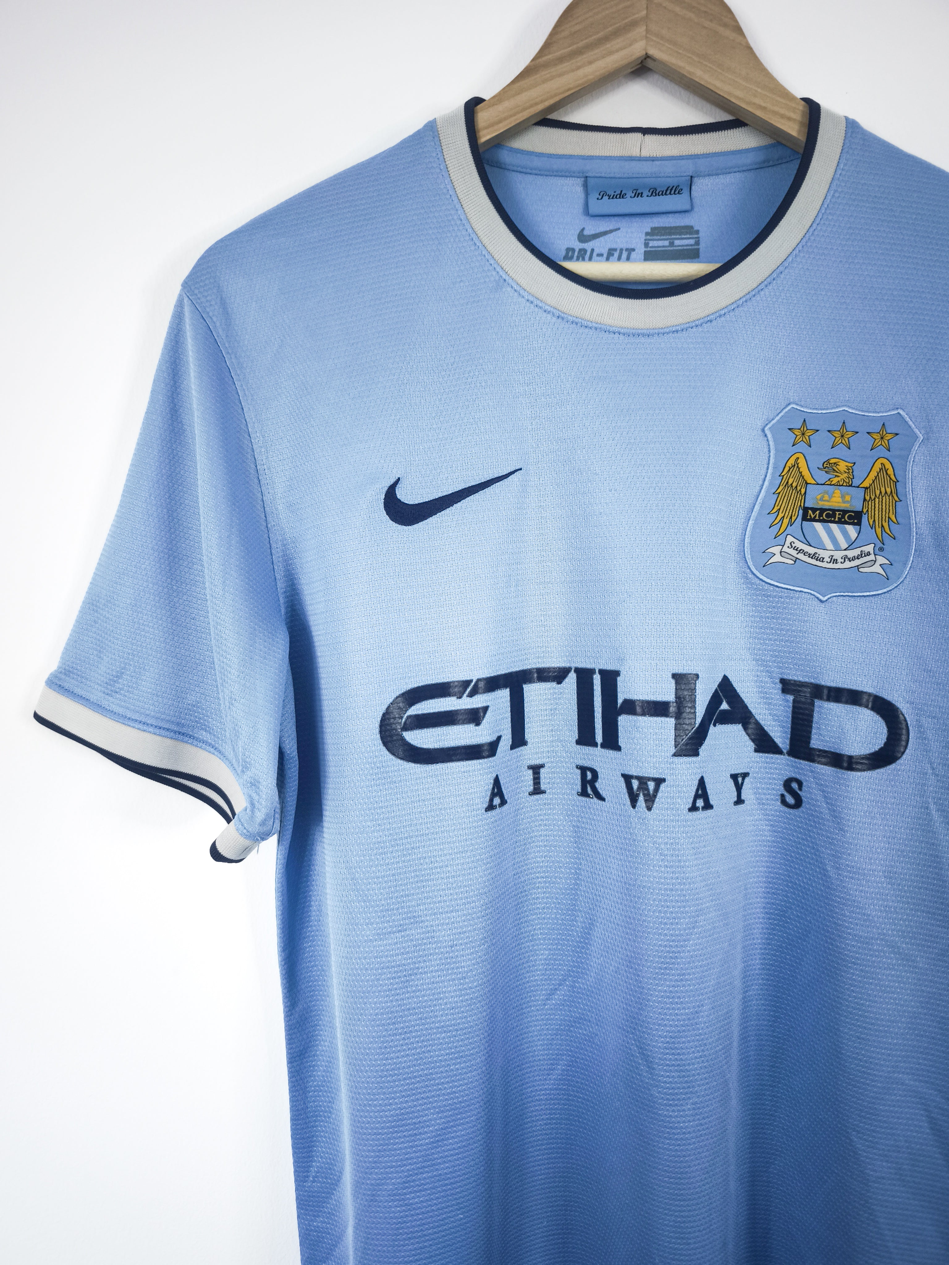 Camisola Oficial Manchester City 2013/14 | Dzeko #10