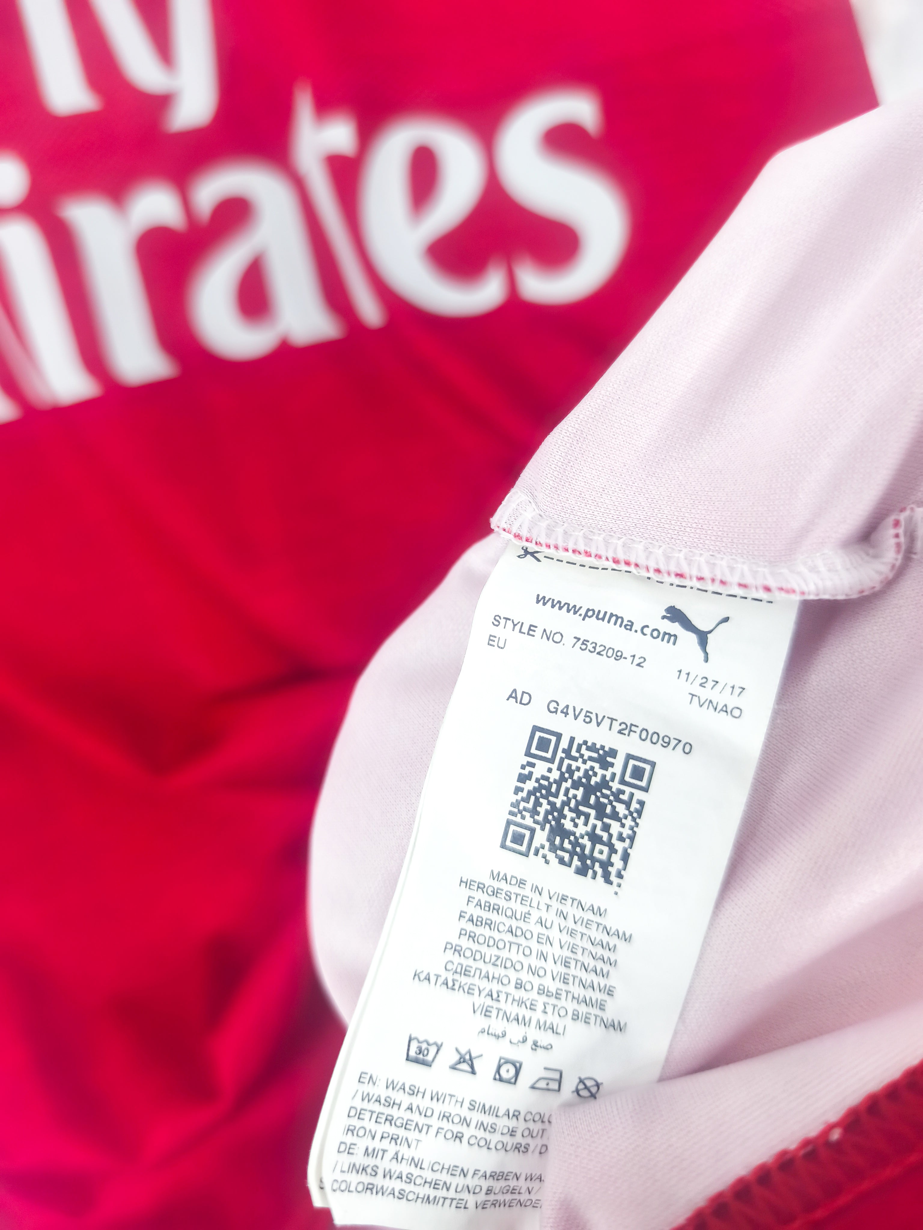 Camisola Oficial Arsenal 2018/19 | Aubameyang #14