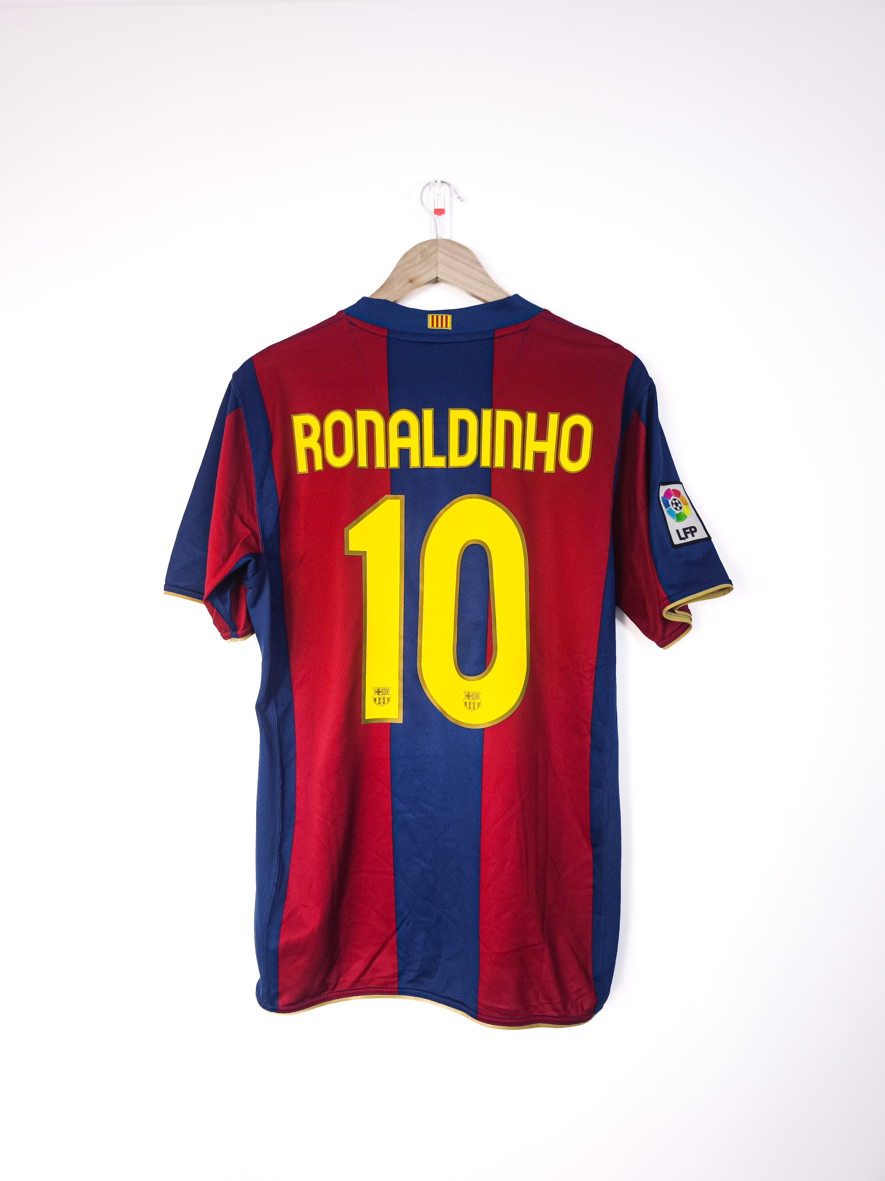 Camisola Oficial FC Barcelona 2007/08 | Ronaldinho #10