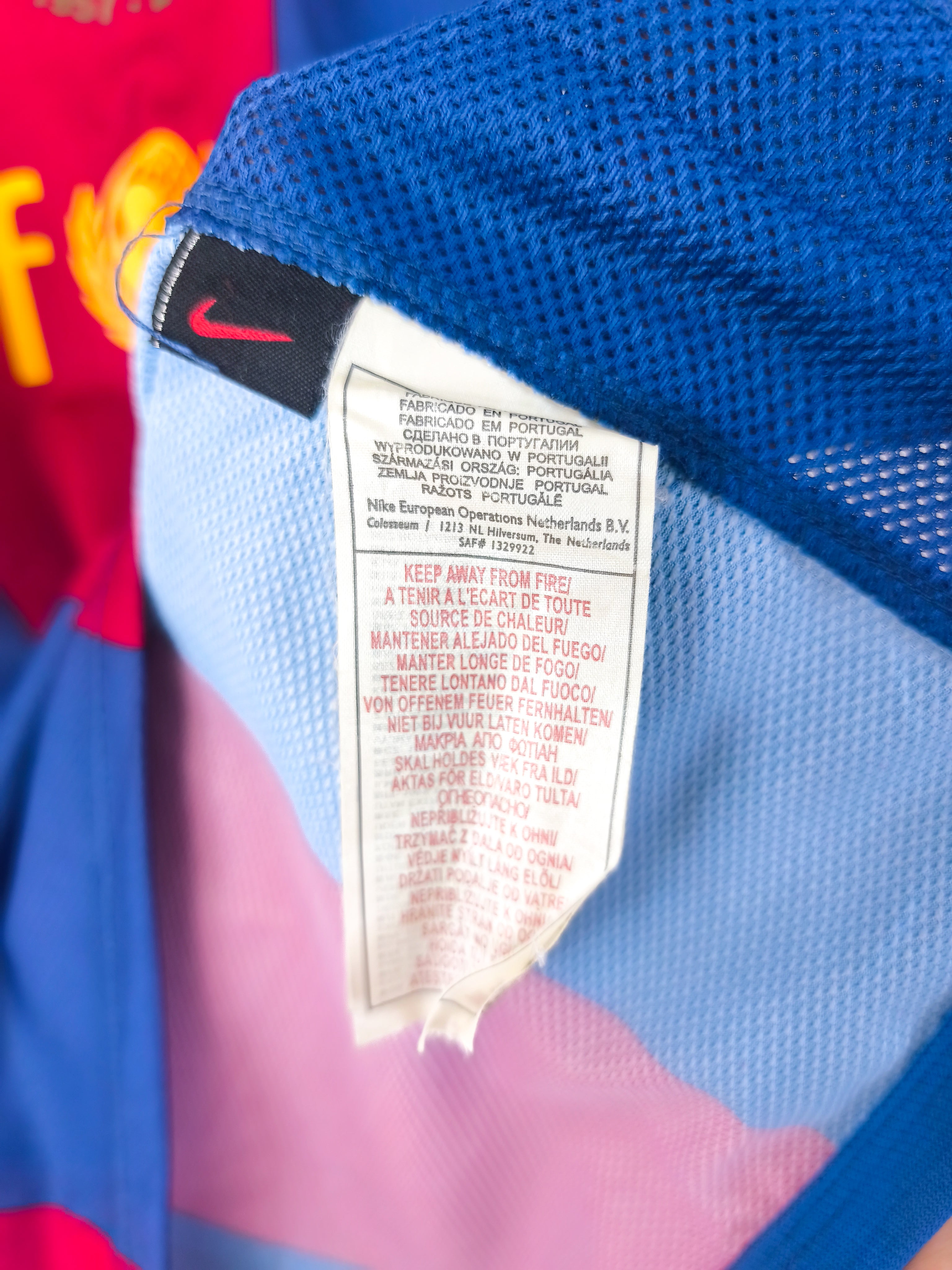 Camisola Oficial FC Barcelona 2006/08 | Ronaldinho #10