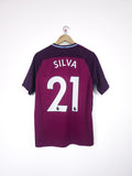 Camisola Oficial Manchester City 2017/18 | Silva #21