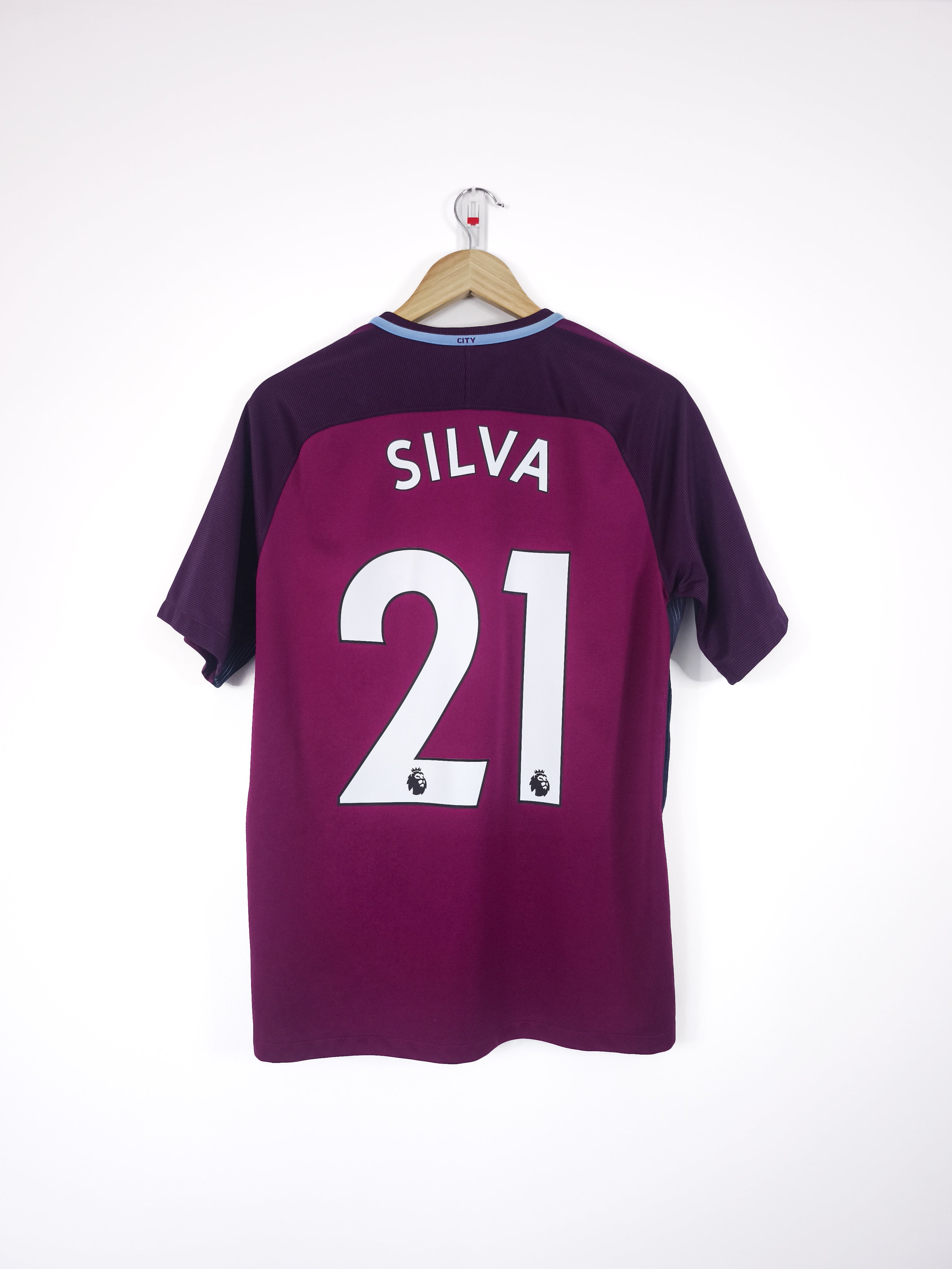Camisola Oficial Manchester City 2017/18 | Silva #21
