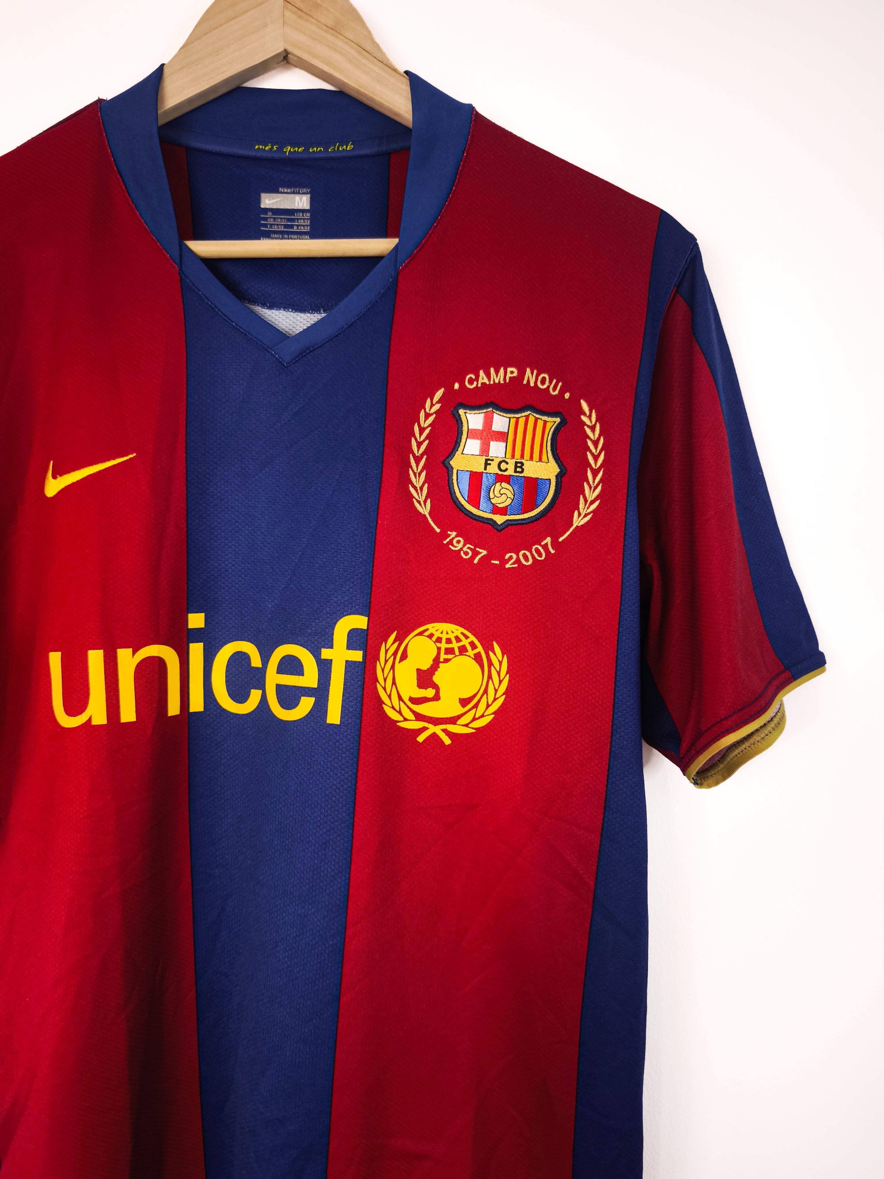 Camisola Oficial FC Barcelona 2007/08 | Ronaldinho #10