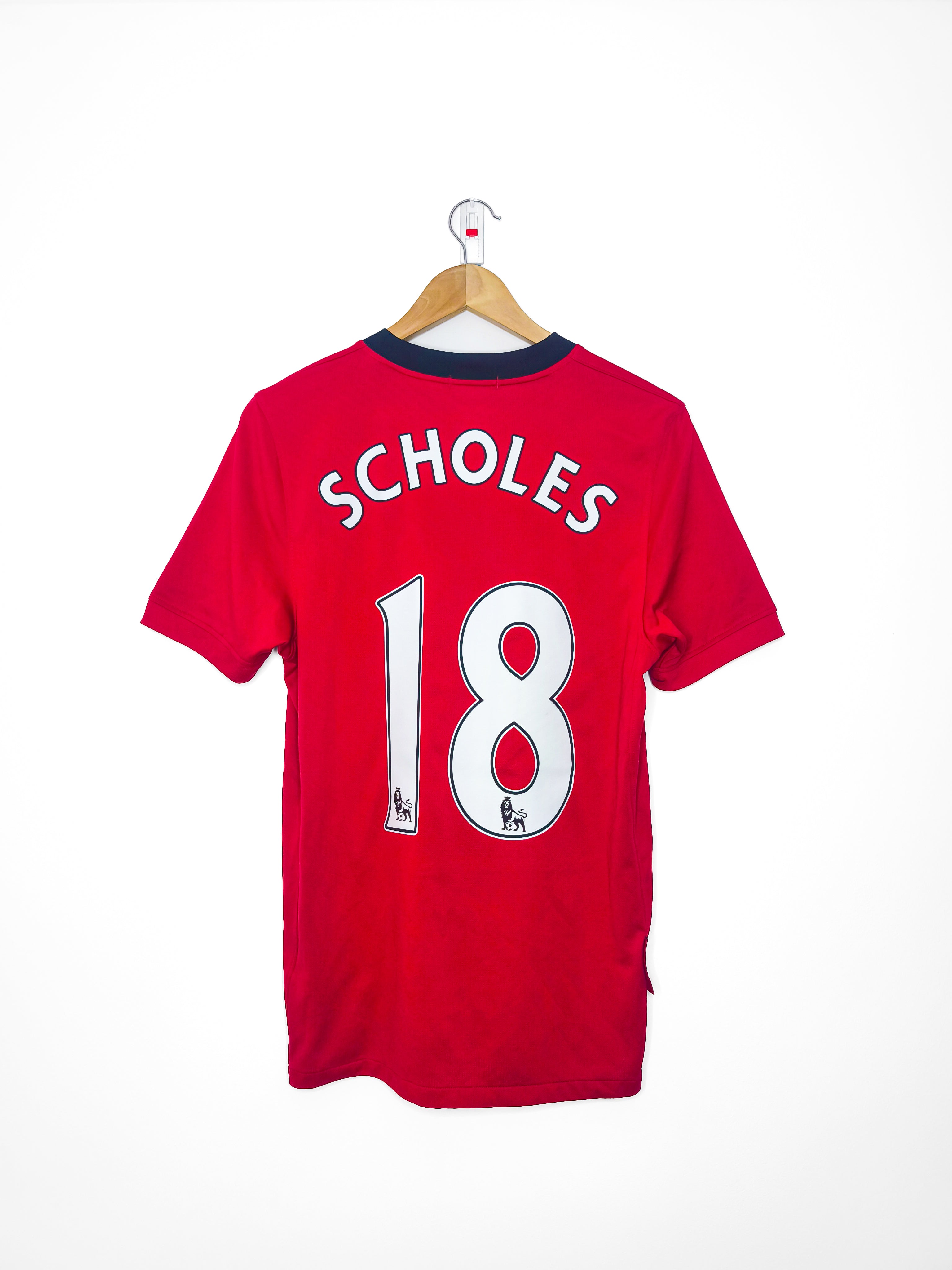 Camisola Oficial Manchester United 2009/10 | Scholes #18