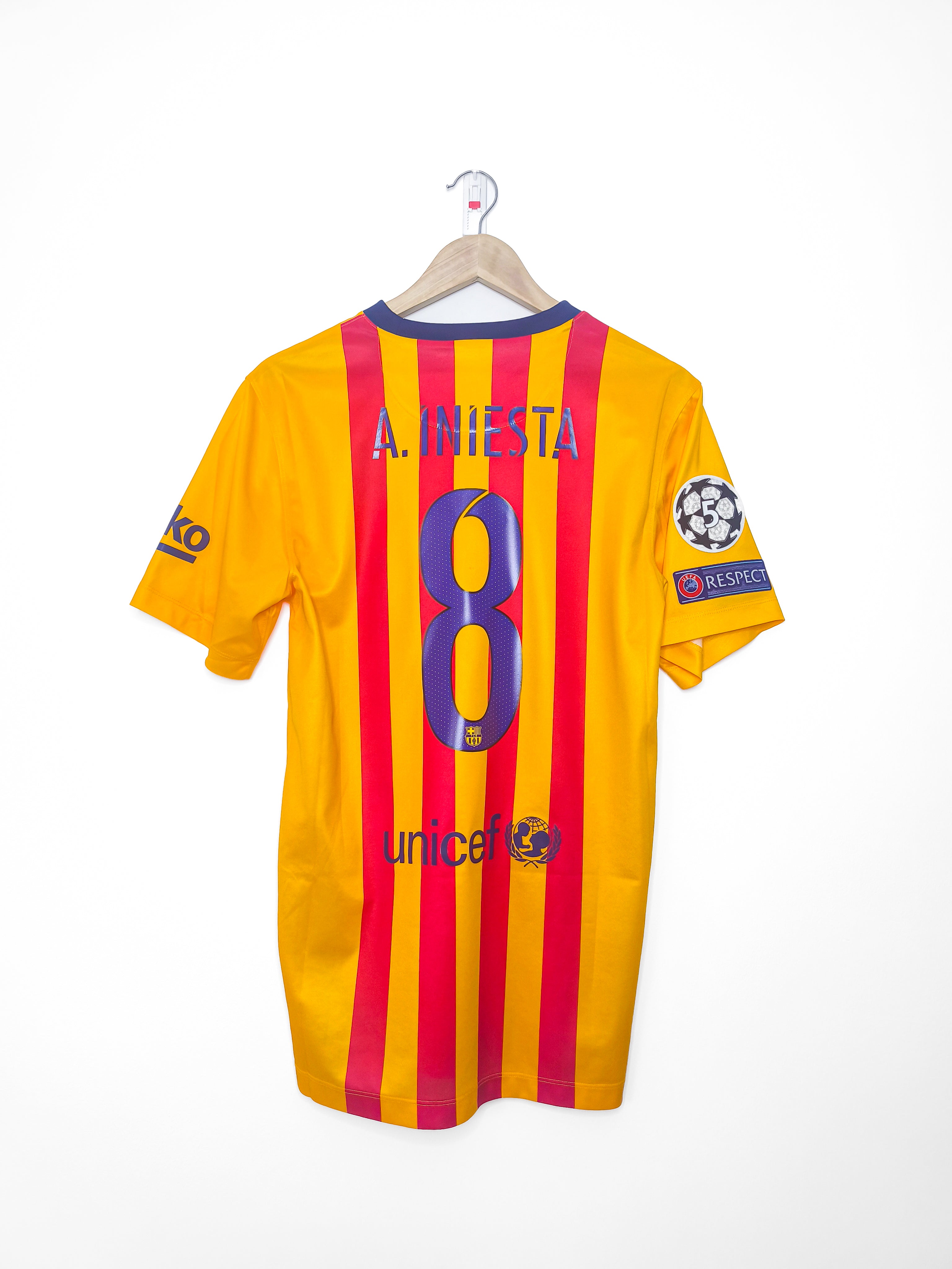 Camisola Oficial FC Barcelona 2015/16 | Iniesta #8