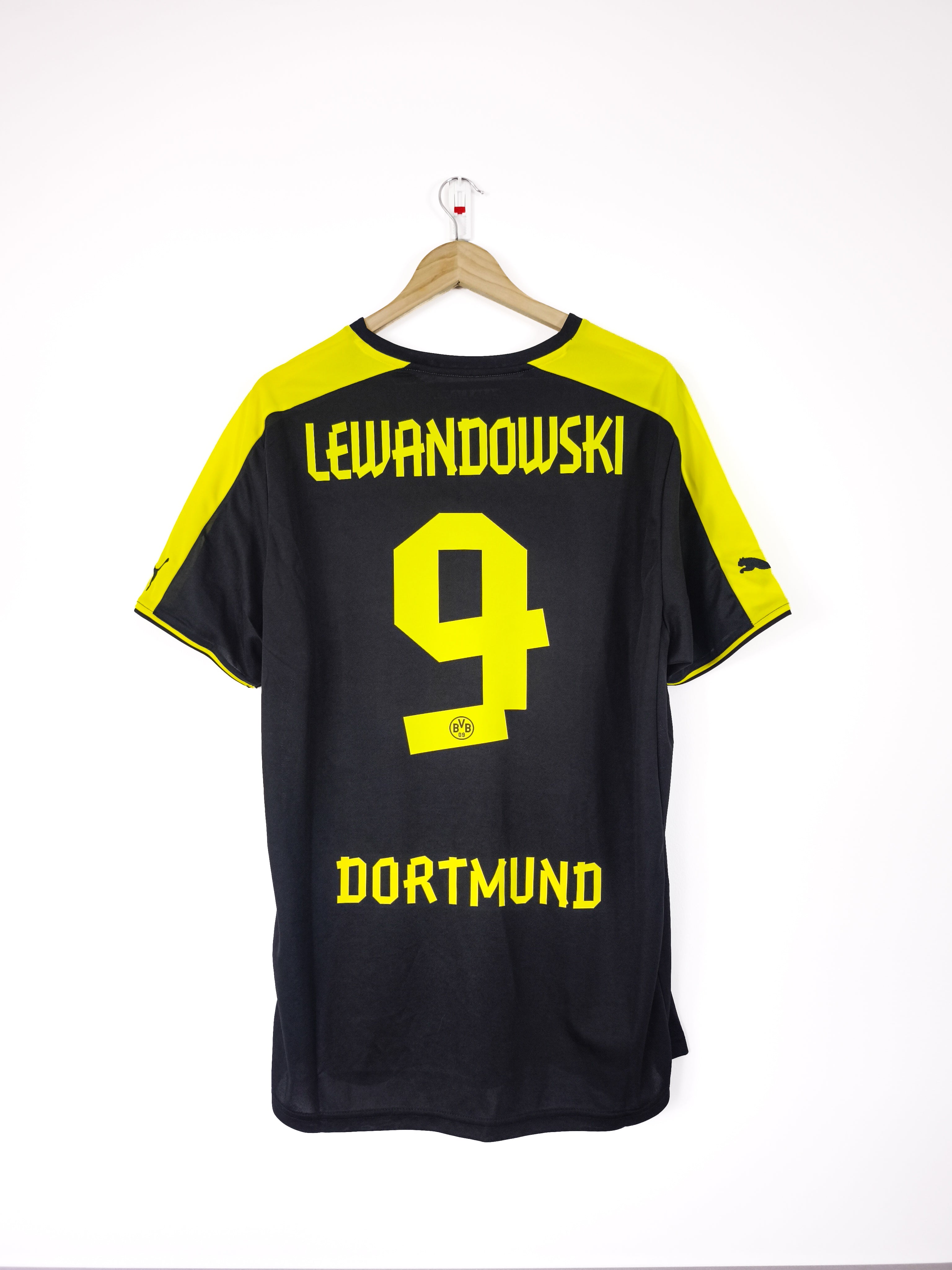 Camisola Oficial Dortmund 2013/14 | Lewandowski #9